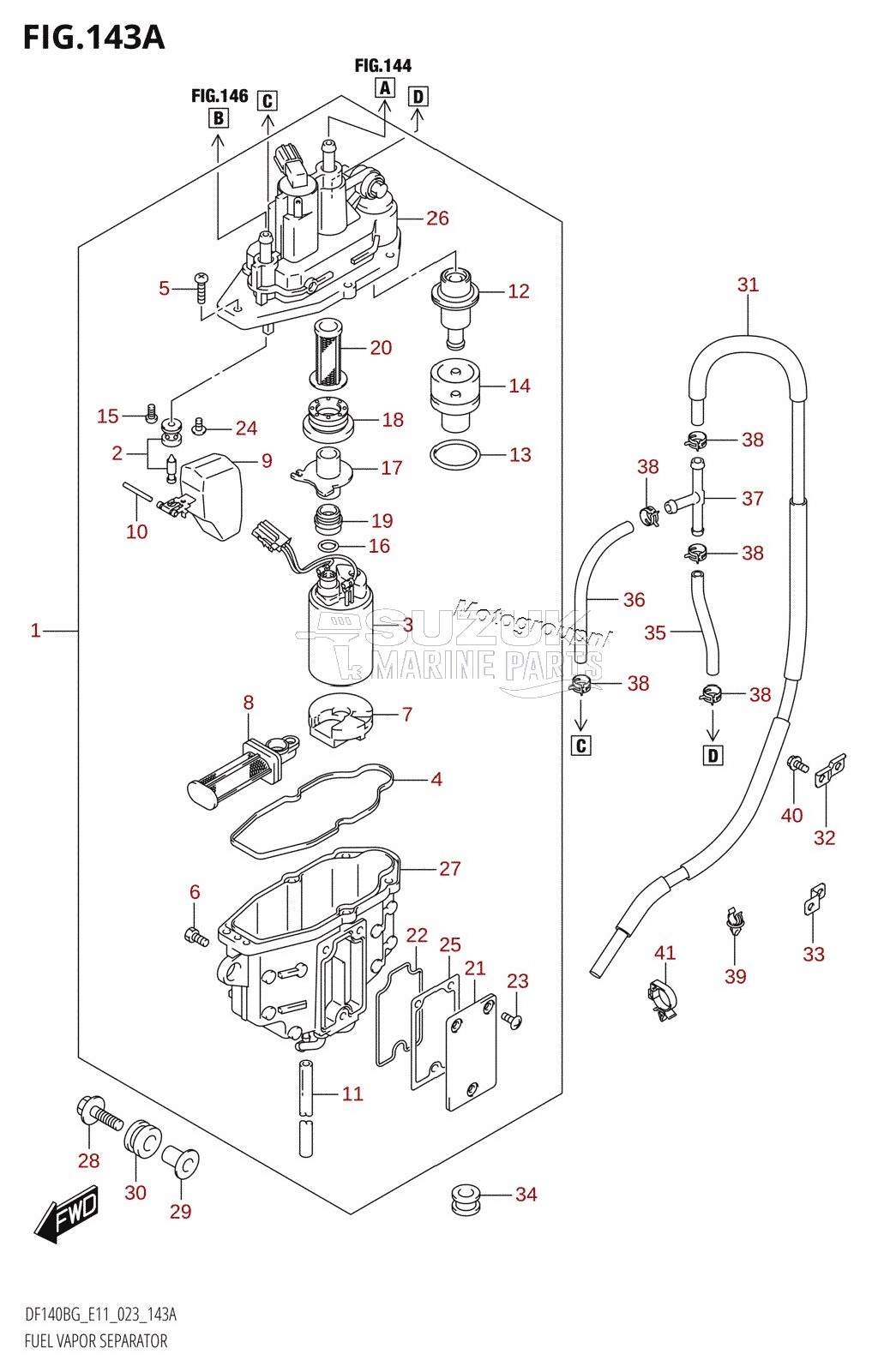 FUEL VAPOR SEPARATOR (E11)