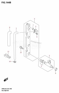 DF80A From 08002F-810001 (E01 E40)  2018 drawing FUEL INJECTOR (E40)