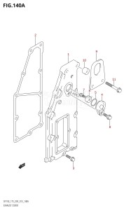 DF175T From 17502F-310001 (E03)  2013 drawing EXHAUST COVER