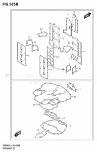 DF325A From 32501F-040001 (E01 E40)  2020 drawing OPT:GASKET SET (023)