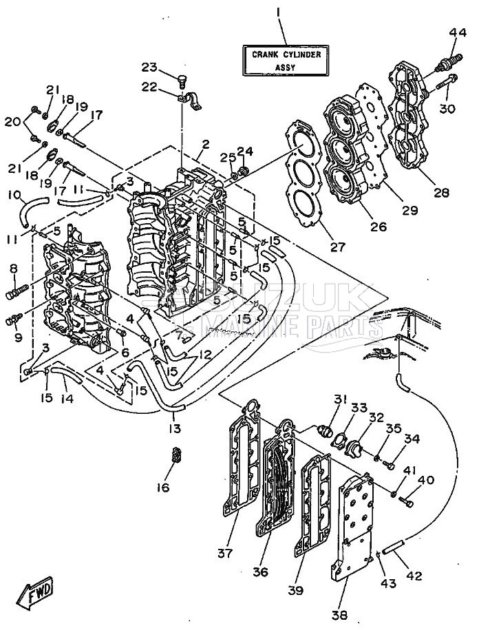 CYLINDER--CRANKCASE