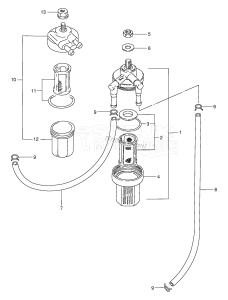 DT9.9 From 00993-724656 ()  1987 drawing FUEL PUMP (DT9.9 /​ 15)