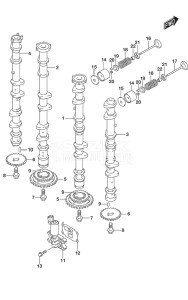 Outboard DF 250 drawing Camshaft