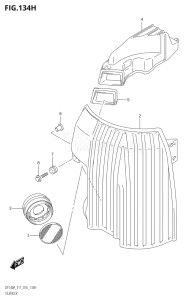 10003F-610001 (2016) 100hp E01 E11-Gen. Export 1-and 2 (DF100AT) DF100A drawing SILENCER (DF140AZ:E11)