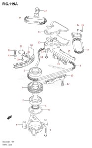 DF250Z From 25003Z-110001 (E01 E40)  2011 drawing TIMING CHAIN