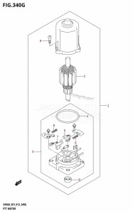 DF60A From 06002F-310001 (E01 E40)  2013 drawing PTT MOTOR (DF60A:E40)