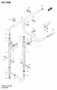 DF250A From 25003P-040001 (E01 E03 E40)  2020 drawing FUEL INJECTOR (E40)