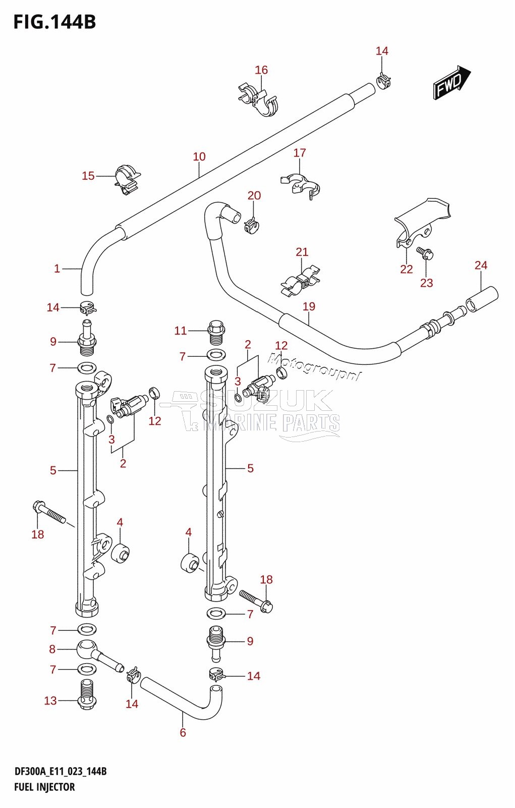 FUEL INJECTOR (E40)