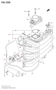 DF175TG From 17502F-410001 (E01 E40)  2014 drawing INTAKE MANIFOLD /​ THROTTLE BODY (DF175ZG:E40)