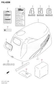 DF4 From 00401F-251001 (P01)  2002 drawing ENGINE COVER (K3,K4,K5,K6,K7,K8,K9)