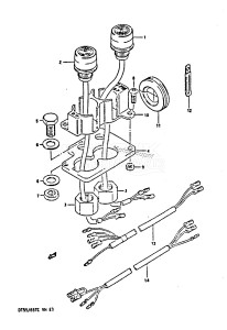 DT65 From 06502-501001-503133 ()  1985 drawing TRIM SWITCH (DT55H)