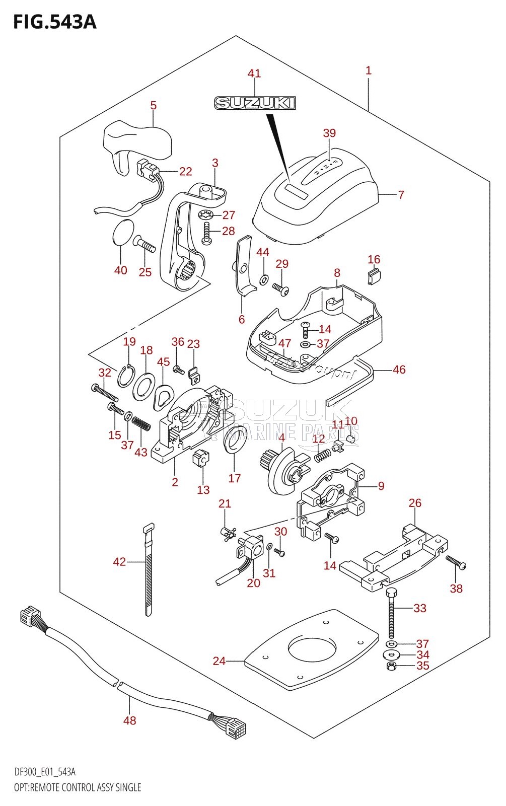 OPT:REMOTE CONTROL ASSY SINGLE (K7)