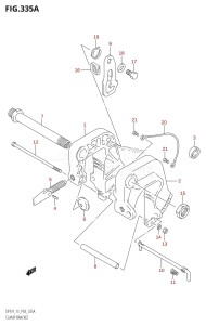 DF15 From 01502F-680001 (P03)  2006 drawing CLAMP BRACKET ((DF9.9,DF9.9R,DF15):K4)