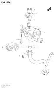 17502Z-510001 (2005) 175hp E01 E40-Gen. Export 1 - Costa Rica (DF175ZG  DF175ZG) DF175ZG drawing OIL PUMP