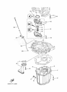 F250DET drawing VENTILATEUR-DHUILE