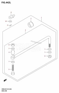 DF60A From 06002F-310001 (E01 E40)  2013 drawing DRAG LINK (DF60ATH:E01)