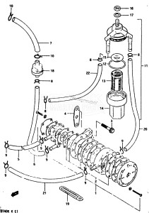 DT40 From 4002-201001 ()  1982 drawing FUEL PUMP (ELECTRIC STARTER)