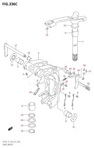 DF115Z From 11502Z-010001 (E03)  2010 drawing SWIVEL BRACKET (DF115Z:E03)