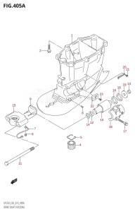 DF250Z From 25003Z-310001 (E03)  2013 drawing DRIVE SHAFT HOUSING (DF200T:E03:X-TRANSOM)