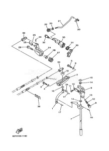 FT50B drawing THROTTLE-CONTROL