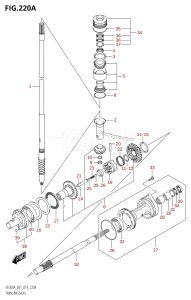 DF200AZ From 20003Z-910001 (E01 E40)  2019 drawing TRANSMISSION (DF200AT,DF175AT,DF150AT)