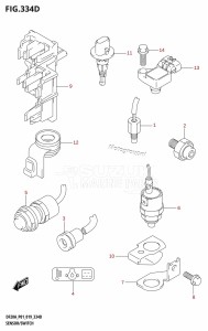 DF20A From 02002F-910001 (P01 P40)  2019 drawing SENSOR /​ SWITCH (DF9.9BTH,DF20ATH)