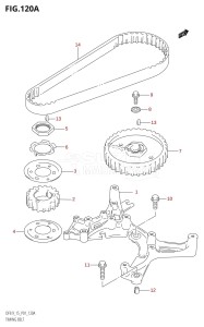 DF15 From 01502F-780001 (P01)  2007 drawing TIMING BELT (K4)