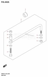 DF60A From 06002F-340001 (E01 E11 E40)  2023 drawing DRAG LINK (DF40A,DF40AST,DF50A,DF50AVT,DF60A,DF60AVT,DF40ASVT)