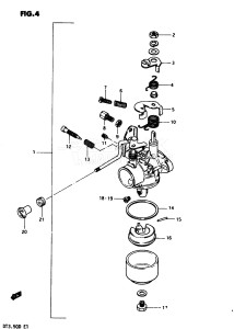 DT3.5 From 0351-300001 ()  1983 drawing CARBURETOR