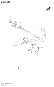 DT15A From 01503K-510001 (P36)  2015 drawing CLUTCH LEVER (DT9.9A:P36)