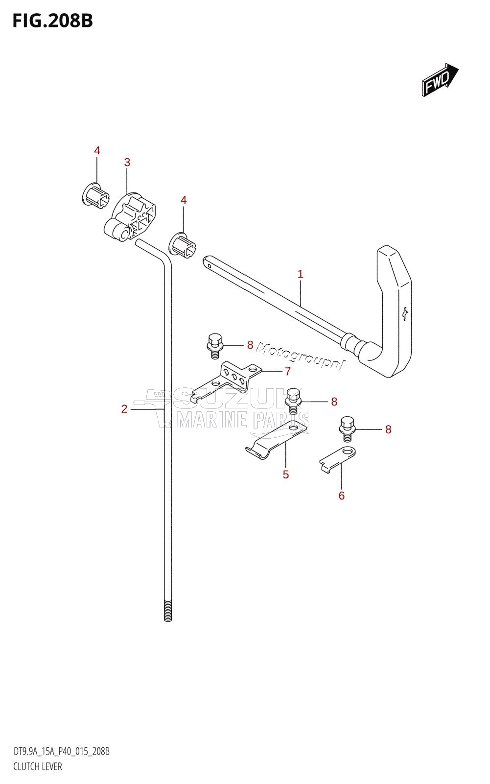 CLUTCH LEVER (DT9.9A:P36)