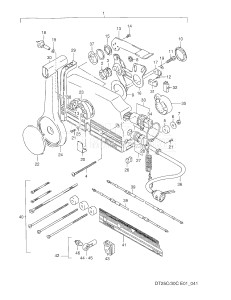 DT25C From 02507-231001 ()  1992 drawing OPTIONAL : REMOTE CONTROL