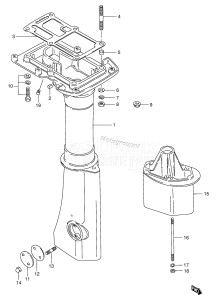 DT5S From 0501-131001 ()  1991 drawing DRIVESHAFT HOUSING