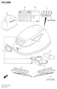 DF20A From 02002F-410001 (P03)  2014 drawing ENGINE COVER (DF9.9BR:P03)