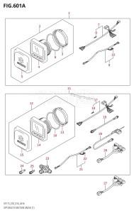 DF175Z From 17502Z-610001 (E03)  2016 drawing OPT:MULTI FUNCTION GAUGE (1) (DF150TG:E03)