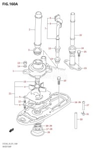 DT25 From 02503-151001 (E01 E36 E40)  2001 drawing WATER PUMP