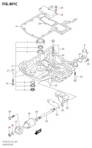 DF140AZ From 14003Z-510001 (E01 E40)  2015 drawing ENGINE HOLDER (DF115AT:E40)