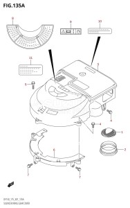 DF150Z From 15001Z-880001 (E01)  2008 drawing SILENCER /​ RING GEAR COVER