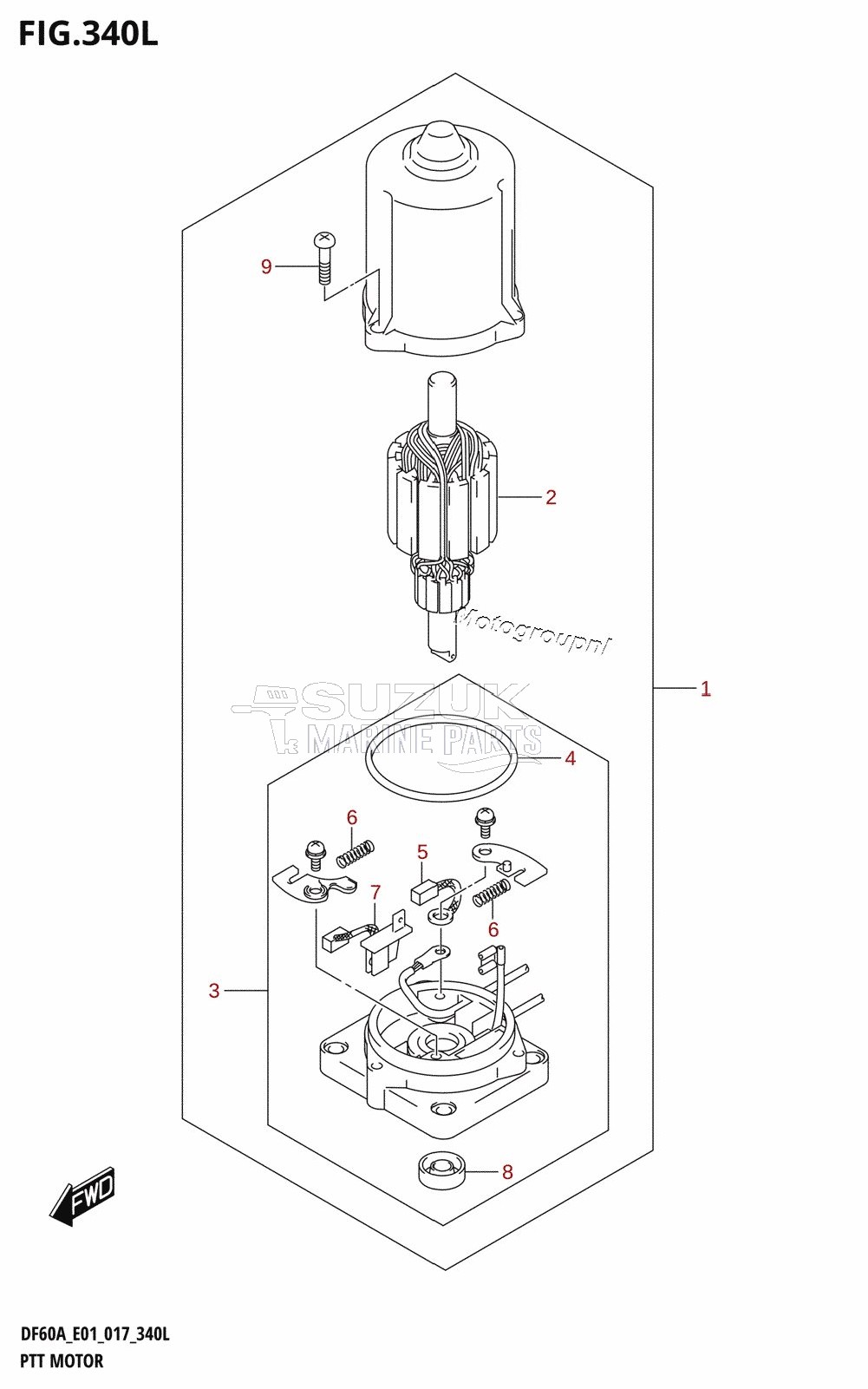 PTT MOTOR (DF50AVTH:E01)