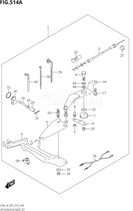 00403F-810001 (2018) 4hp P03-U.S.A (DF4A) DF4A drawing OPT:REMOCON PARTS SET