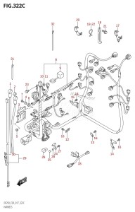 DF250Z From 25003Z-710001 (E03 E40)  2017 drawing HARNESS (DF225T:E03)