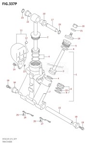 DF250Z From 25003Z-510001 (E01 E40)  2015 drawing TRIM CYLINDER (DF200T:E40:L-TRANSOM)