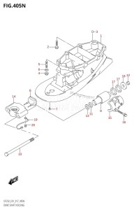 DF200 From 20002F-710001 (E01 E40)  2017 drawing DRIVE SHAFT HOUSING (DF200T:E01:L-TRANSOM)