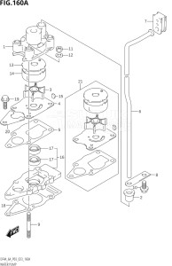 00403F-240001 (2022) 4hp P03-U.S.A (DF4A) DF4A drawing WATER PUMP