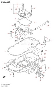 DF175TG From 17502F-410001 (E01 E40)  2014 drawing ENGINE HOLDER (DF150T:E40)