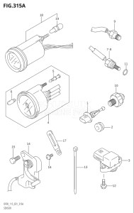 11502Z-010001 (2010) 115hp E01-Gen. Export 1 (DF115ZK10) DF115Z drawing SENSOR