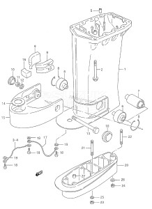 DT50 From 05004-461001 ()  1994 drawing DRIVESHAFT HOUSING