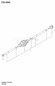 DF140BG From 14004F-440001 (E11 - E40)  2024 drawing FUEL HOSE