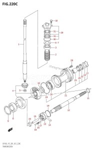 DF115Z From 11502Z-210001 (E01 E40)  2012 drawing TRANSMISSION (DF115T:E01)