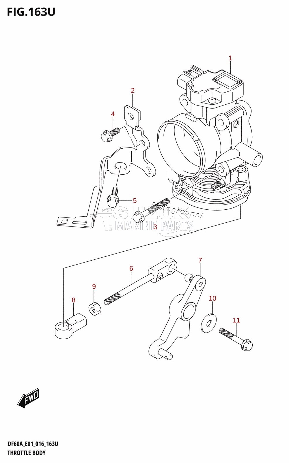 THROTTLE BODY (DF60AVTH:E40)